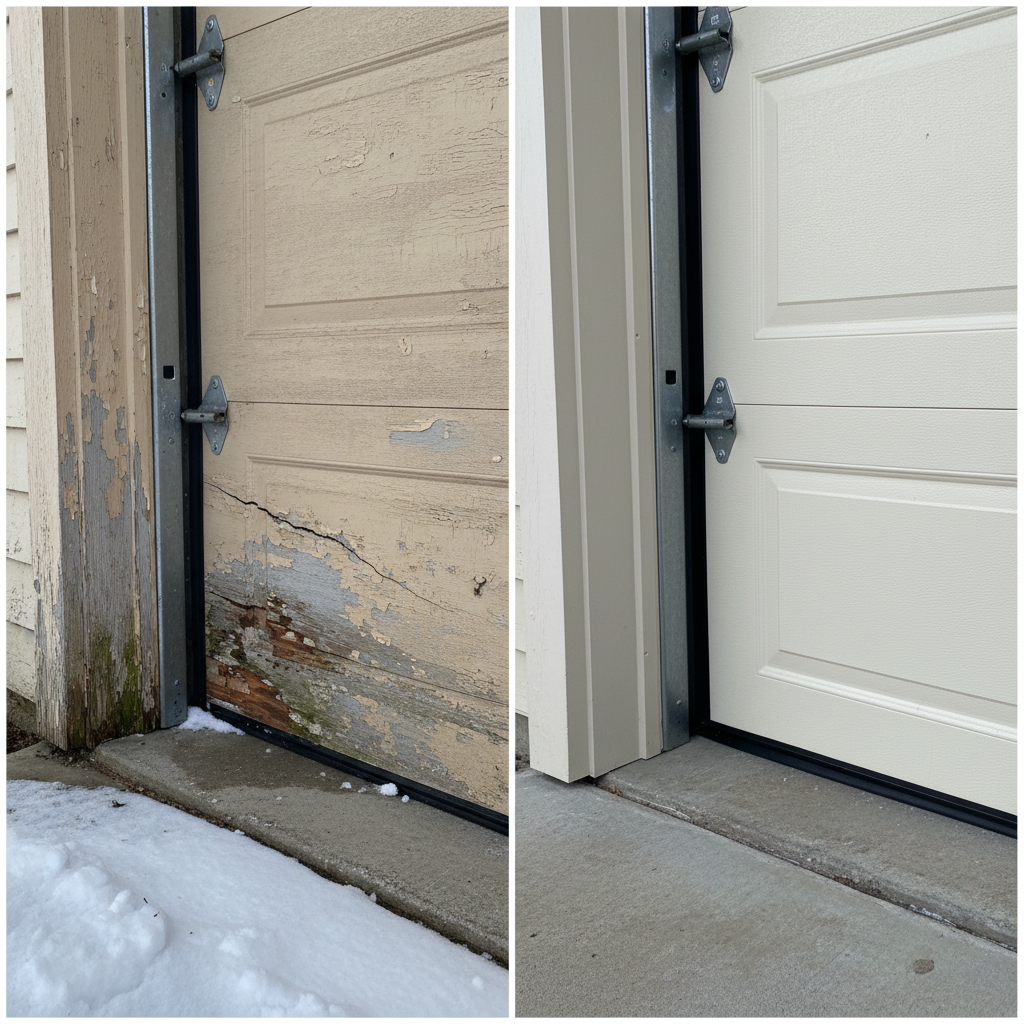 Garage Door Panel Repair in Madison